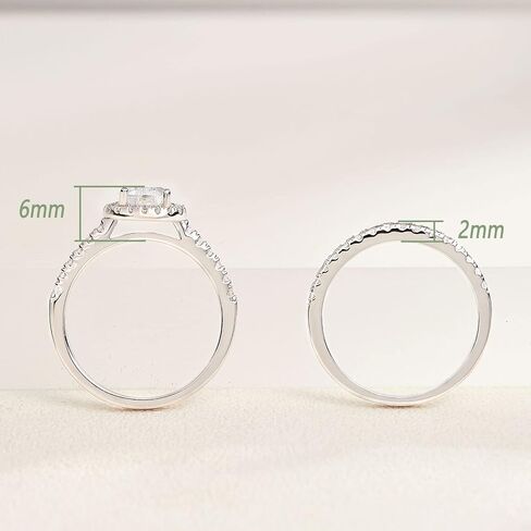 Wuziwen 3Ct الكمثرى قطع خاتم الزفاف مجموعة للنساء خاتم الخطوبة الذهب 925 الفضة الاسترليني AAAAA CZ in Kuwait