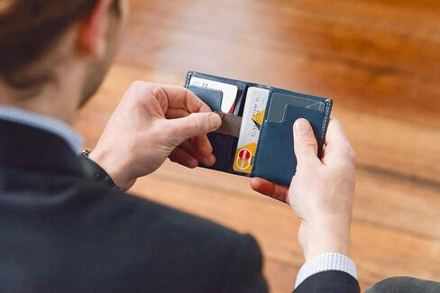 Bellroy Slim Sleeve Wallet (Premium Leather, Front Pocket Wallet, Thin Bifold Design, Holds 4-12 Cards, Folded Note Storage) - Black in Kuwait