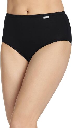 Jockey Women's Underwear Elance Brief - 6 Pack, Grey Heather/Charcoal Heather/Black, 7 in Saudi Arabia