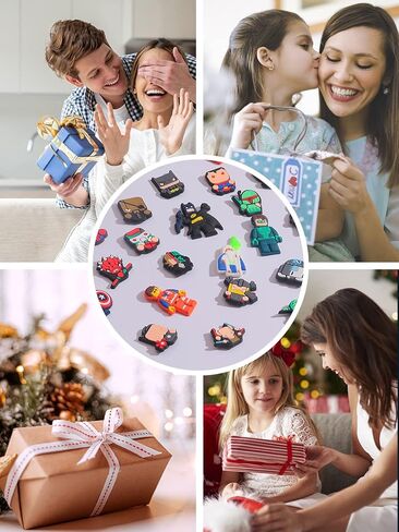 30 قطعة من تعليقات كروكس للاولاد والاطفال، تعليقات احذية البطل الخارق للصنادل والاساور وهدايا الحفلات، معدن غير ثمين، بدون احجار كريمة, معدن, بدون الأحجار الكريمة in Kuwait