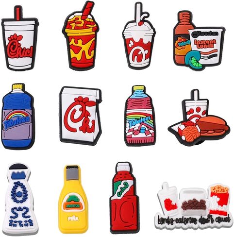 Unipomme 60Pcs Mexican Shoe Charms for Girls Women Decoration, Boys Wristband Bracelet Pins Accessories, Kids Party Favors Birthday Gifts in Kuwait