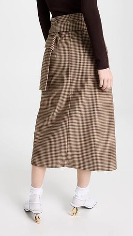 A.W.A.K.E. MODE Women's Deconstructed Basque Detail Wrap Skirt in Kuwait