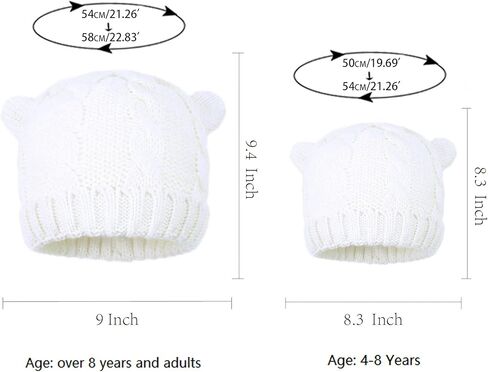 LANGZHEN الشتاء لطيف القط الأذن قبعة متماسكة كابل الضلع قبعة للنساء المراهقات الفتيات الكروشيه اليدوية دفئا قبعة in Kuwait