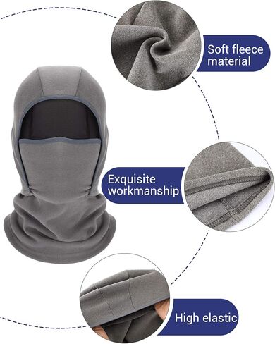 3 Pack Kids Balaclava Ski Mask Winter Face Mask for Boys Girls Windproof Warmer Adjustable Cold Weather Fleece Face Cover in Saudi Arabia