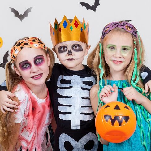 20 قطعة عصابات رأس هالوين خدعة أم تريت تمتد عصابات معقودة اليقطين مرنة عقدة التفاف الشعر عصابات رأس شبح تجريب اليوغا تنفس للنساء الفتيات حزب هالوين (نمط الشبح) in Kuwait