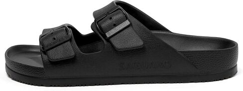SAGUARO Men's Women's Comfort Double Buckle Sandals Lightweight Adjustable EVA Sandals with Rubble Sole in Saudi Arabia