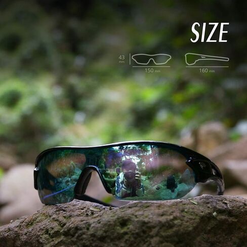 TOREGE Polarized Sports Sunglasses for Men Women Cycling Running Driving Fishing Glasses TR002 in Kuwait