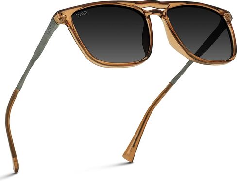 WearMe Pro Premium Polarized Double Bar Sunglasses for Men and Women UVA and UVB in Kuwait