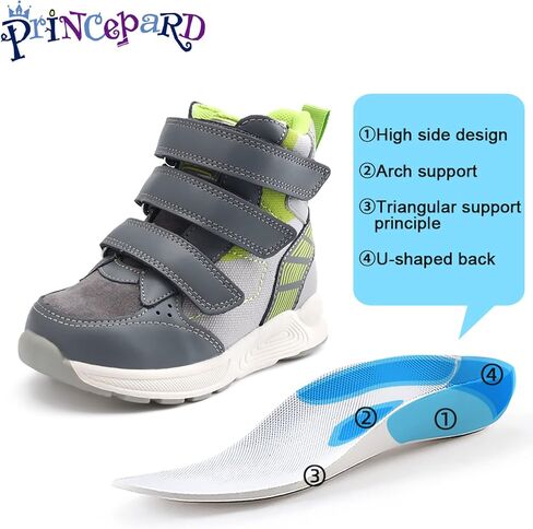 أحذية برينسبرد لتقويم العظام للأطفال الصغار، أحذية رياضية تصحيحية عالية الجودة للأطفال مع دعم للقوس والكاحل للفتيات والفتيان لتصحيح مشاكل القدم in Kuwait