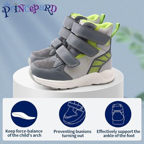 أحذية برينسبرد لتقويم العظام للأطفال الصغار، أحذية رياضية تصحيحية عالية الجودة للأطفال مع دعم للقوس والكاحل للفتيات والفتيان لتصحيح مشاكل القدم in Kuwait