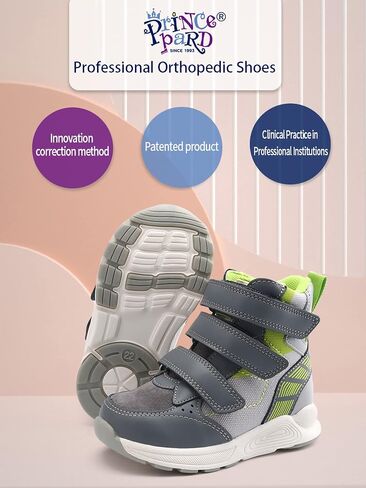 أحذية برينسبرد لتقويم العظام للأطفال الصغار، أحذية رياضية تصحيحية عالية الجودة للأطفال مع دعم للقوس والكاحل للفتيات والفتيان لتصحيح مشاكل القدم in Kuwait