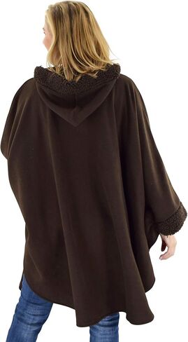 غطاء رأس نسائي من Le Moda مزين بغطاء للرأس مصنوع من قماش الشيربا مع قفازات مطابقة | كوليكشن الشتاء | مقاس واحد يناسب الجميع in Kuwait