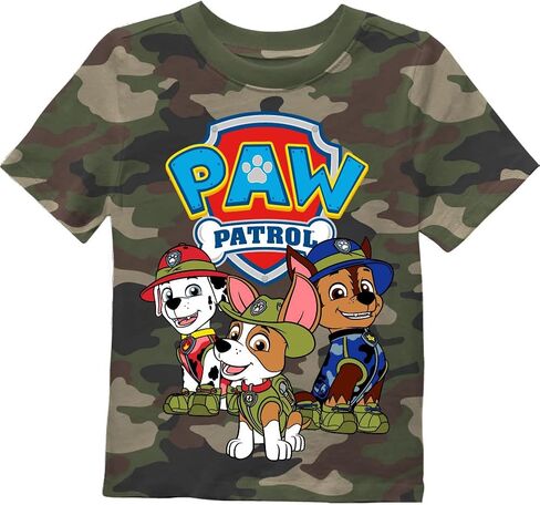 Nickelodeon Boys' Toddler Paw Patrol T-Shirt Chase Marshall Rubble Tracker-Nick Jr in Saudi Arabia