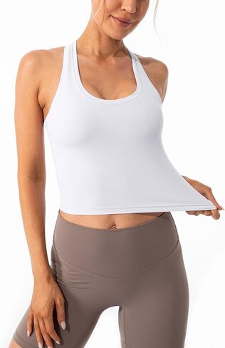 Lavento Women's Racerback Workout Tank Top Sports Yoga Tops Active Sleeveless Shirts in Saudi Arabia