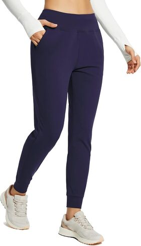 BALEAF المرأة صوف مبطن الركض مقاومة للماء الحرارية سراويل للتسلق Sweatpants السراويل الترنك ملابس الشتاء تشغيل والعتاد in Saudi Arabia