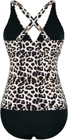 coastal rose Women's Tankini Swimsuits Twist Tummy Control Swim Top with Shorts Two Piece Bathing Suits in Kuwait
