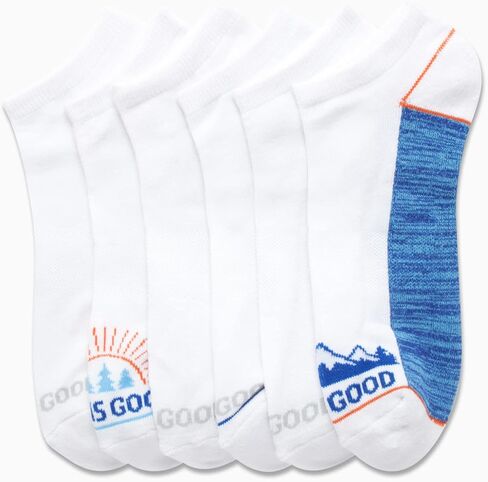 Life is Good Men's Socks - Cushion Low Cut Athletic Socks (6 Pack) in Saudi Arabia