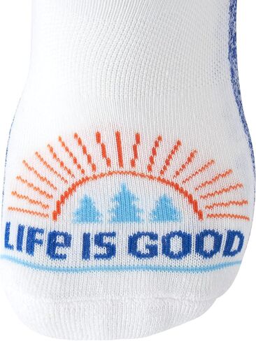 Life is Good Men's Socks - Cushion Low Cut Athletic Socks (6 Pack) in Saudi Arabia