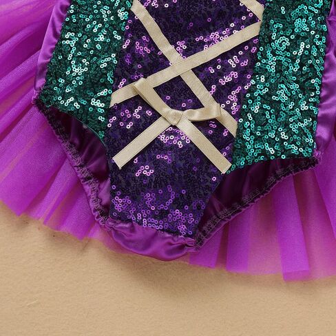 IBTOM CASTLE Baby Girls Sequin Backless Romper Tulle Dress with Cloak Witch Sister Costume Halloween Fancy Dress in Saudi Arabia