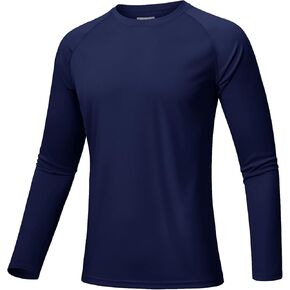 MAGNIVIT Men's Long Sleeve Sun Protection Shirts UPF 50+ Rash Guard Shirt Running Swimming Hiking T-Shirt Quick Dry