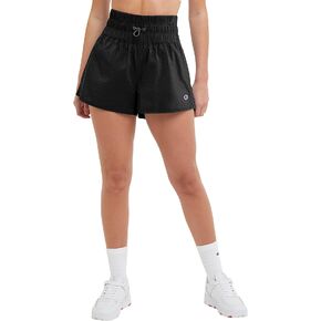Champion Women's Woven Shorts, Moisture Wicking, Lightweight Gym Shorts for Women, C Logo, 2.5" in Saudi Arabia