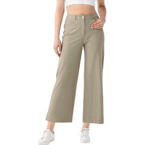 FitsT4 Women Wide Leg Dress Pants Work Business Casual Slacks Trendy Comfy Trousers with Pockets Dressy Palazzo Pant