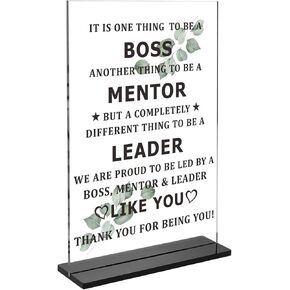 Boss Lady Gifts for Women Office Desk Decorative Sign Thank You Christmas Gifts for Boss Team Leader Mentor Supervisor Appreciation Gifts for Manager Boss Day Retirement Leaving Going Away Gifts in Saudi Arabia
