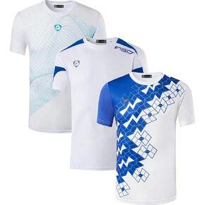 Sportides 3 Packs Boy's Short Sleeve Dry Fit Sport Tee Shirts T-Shirts Tshirt Tops Golf Tennis Bowling Running LBS701_Pack