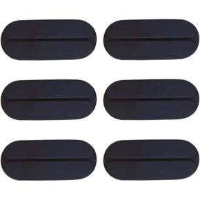 SUPVOX Bra Strap Cushions Shoulder Pain Relief Protectors Pads Silicone Breathable for Lady Non Slip 6PCS Black