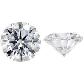 GRA Certified Round 7.50 mm 1.50 Carat Moissanite Diamond D Color Gemstones VVs1 Purity in Kuwait