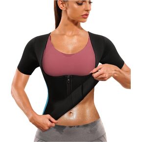سترة ساونا نسائية من Gotoly مصنوعة من النيوبرين مع أكمام لبدلة رياضية ساخنة لفقدان الوزن in Kuwait