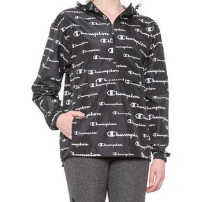 Champion Women's Packable Print Jacket, Wind- and Water-Resistant Hooded Jacket, Prints & Script in Saudi Arabia