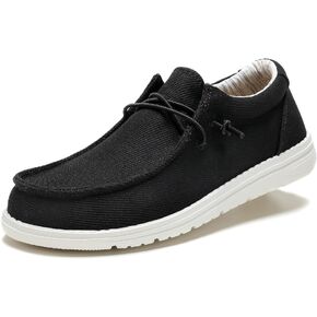 SANNAX Women's Slip on Shoes Canvas Shoes Casual Loafers for Women Lightweight Comfortable Boat Shoes