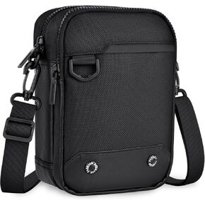 TEUEN Waterproof Nylon Crossbody Bag for Men Small Lightweight Side Shoulder Bag Adjustable Sling Messenger Bag Satchel in Kuwait
