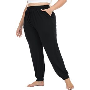 VOGUEMAX Women's Plus Size Lounge Pants Soft Sweatpants Joggers Pajama Sleep Pants Drawstring with Pockets