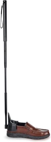 Generturbo 31.6 بوصة مقبض طويل لكبار السن، قرون أحذية بلاستيكية متداخلة للرجال/النساء - لا تنحني وسهلة الارتداء - مساعد مساعدة أحذية كبار السن in Kuwait