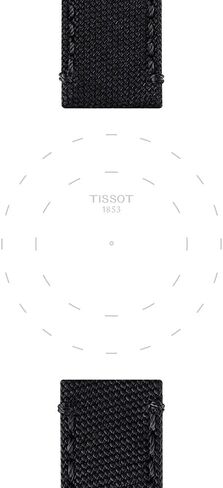 تيسوت - حزام ساعة نايلون اسود، 22 موديل T852044936, أسود in Saudi Arabia