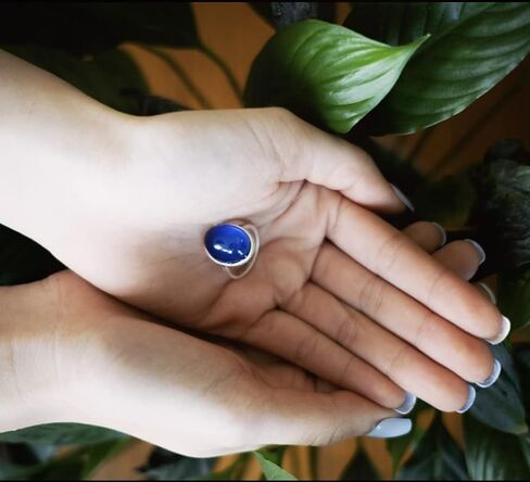 خاتم المزاج للرجال والنساء | الطبعة الكلاسيكية خمر | الشكل البيضاوي | 8 ألوان مزاجية مختلفة | خواتم جمالية | خاتم رائع | حلقات للفتيات في سن المراهقة in Kuwait