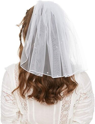 YULIPS Bridal Shower Sash & Veil & Flower Crown Set - Rose Gold Bride To Be Sash, Flower Crown, Bachelorette Party Veil - Bridal Shower Hen Party Wedding Accessories Party Favors (Rose Gold) in Saudi Arabia