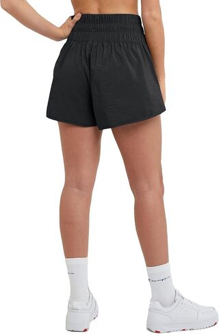 Champion Women's Woven Shorts, Moisture Wicking, Lightweight Gym Shorts for Women, C Logo, 2.5" in Kuwait