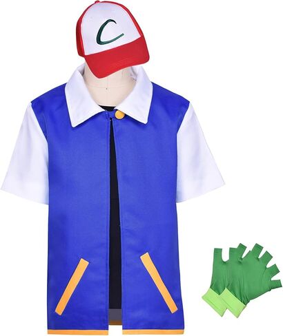 New&Yi Adult Kids Costume Cosplay Jacket Gloves Hat Sets For Trainer Halloween Hoodie in Kuwait