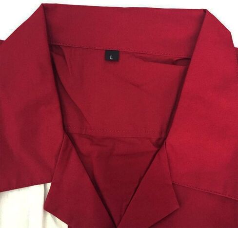 Anchor MSJ Men's 50s Male Clothing Rockabilly Style Cotton Mens Shirts Short Sleeve Fifties Bowling Casual Button-Down Shirts in Kuwait