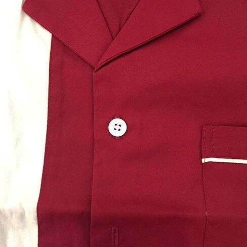 Anchor MSJ Men's 50s Male Clothing Rockabilly Style Cotton Mens Shirts Short Sleeve Fifties Bowling Casual Button-Down Shirts in Kuwait