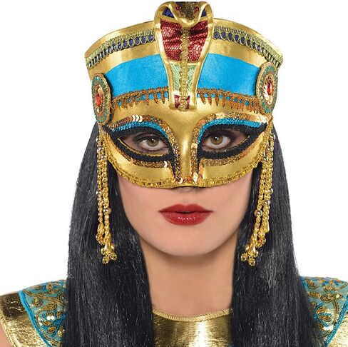 Stunning Multicolor Egyptian Mask Costume Accessory - One Size - Perfect for Parties & Events - 1 Pc. in Saudi Arabia