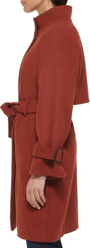 Cole Haan Women's Belted Raglan Melton Wool Coat in Saudi Arabia