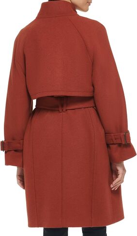 Cole Haan Women's Belted Raglan Melton Wool Coat in Saudi Arabia