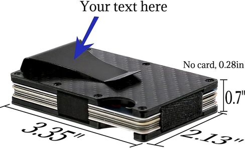 kullder Personalized Wallet for Dad Gift Engraved Mens Slim Wallet with Metal Clip Best Dad Ever Gift Birthday Fathers Day Christmas Gifts RFID Bifold Wallet Card Holder for Father in Kuwait