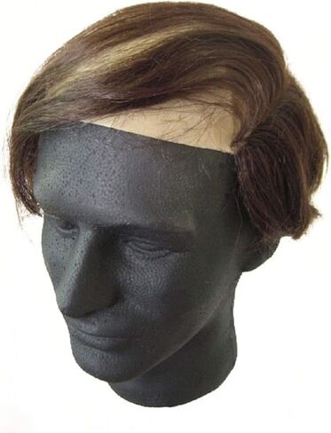 مشط رجالي كبير الحجم فوق شعر مستعار أصلع (بني) in Kuwait