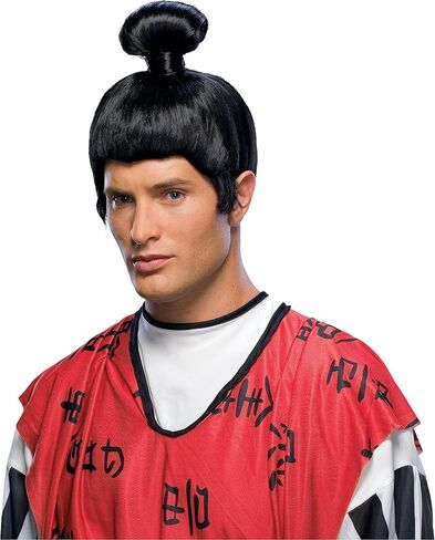Rubie's mens Japanese Samurai Wig Party Supplies, As Shown, One Size US in Saudi Arabia