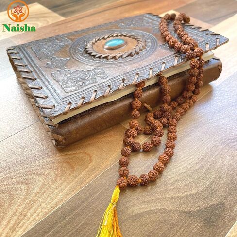 حقيبة NAISHA Gaumukhi Japa Mala وحقيبة Kamal Gatta Mala الأصلية (بذور اللوتس) مسبحة صلاة Japamala Lakshmi Puja Mala التأمل الهندوسي in Kuwait